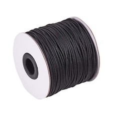 110 Yards 1.5mm Black Nylon Cord Wind Chime Cord Replacement Lift Shade Blind...