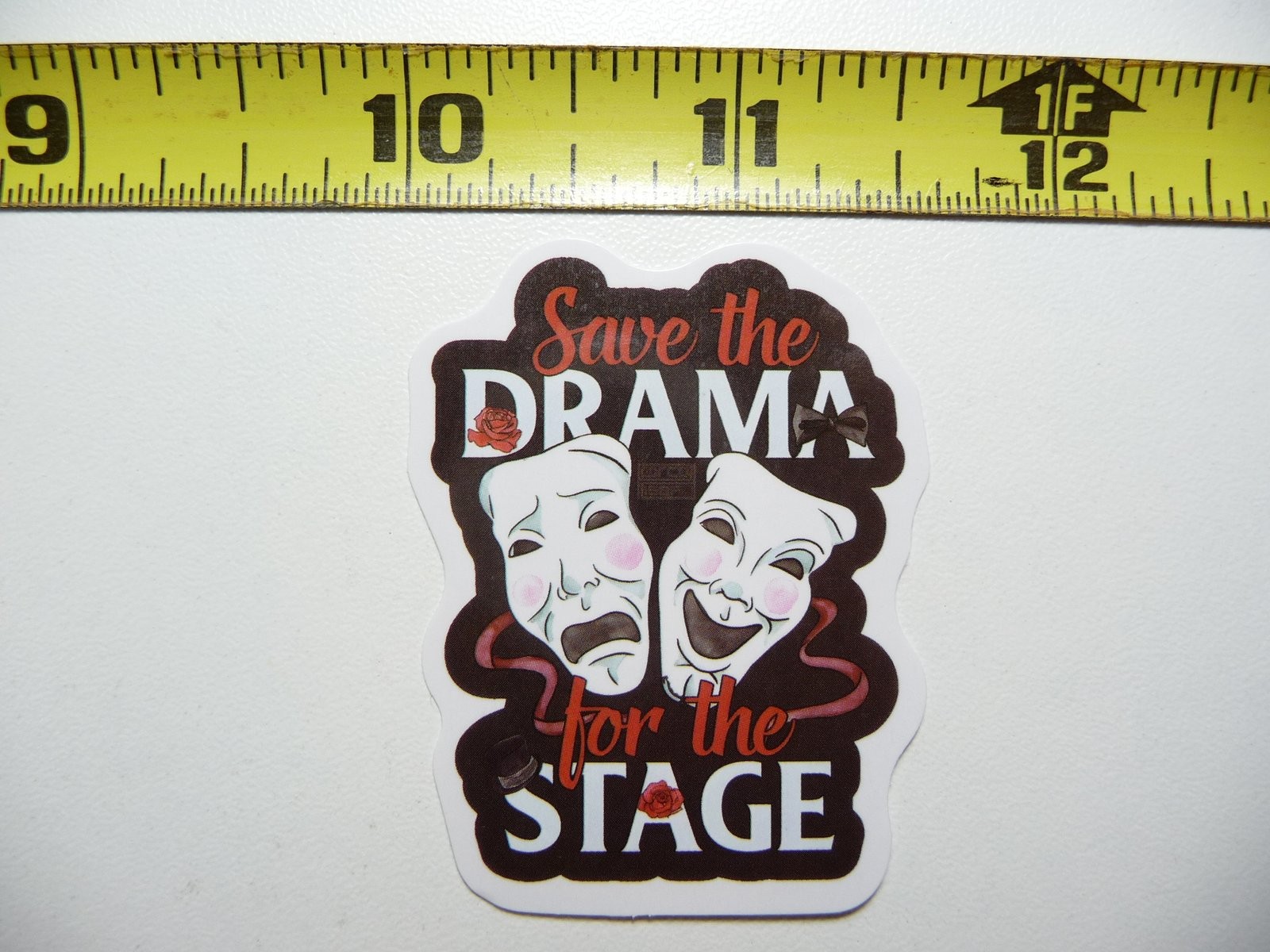 Drama Stage Acting Sticker Decal for Theater Lovers