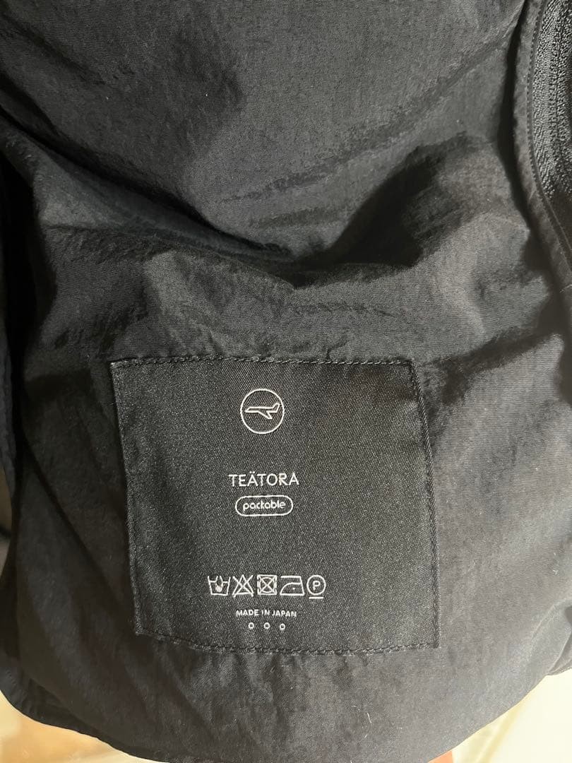 TEATORA Packable Device Coat Black Lightweight Ea… - image 3