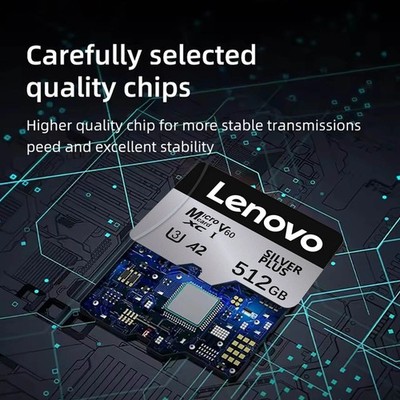 LENOVO 1TB 512GB 256GB 128GB Micro TF SD Card High Speed Class Flash Memory Card