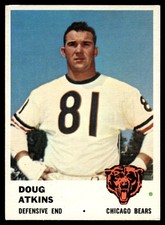 1961 Fleer Doug Atkins #9 Chicago Bears HOF MID GRADE LOOKS NICE