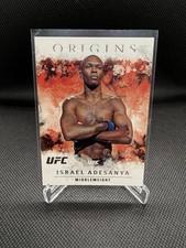 2021 Panini Chronicles Origins UFC Israel Adesanya #36 Mixed Martial Arts