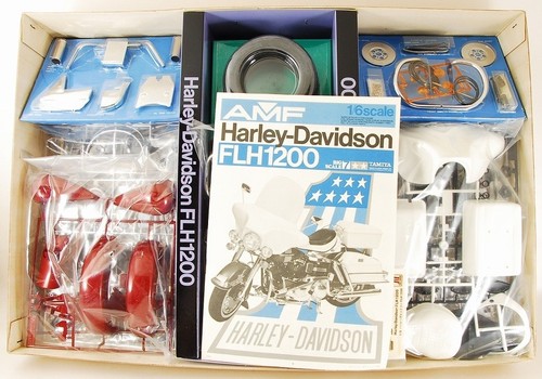 TAMIYA 1/6 HARLEY DAVIDSON FLH1200 AMF BIG SCALE SERIES NO.7 Made in JAPAN Rare - Picture 8 of 24
