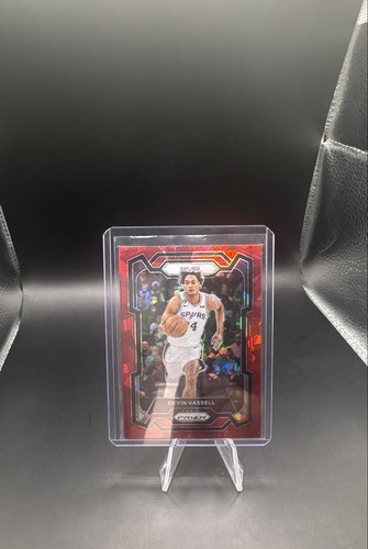 2023-24 Panini Prizm - Devin Vassell #95 Red Ice Prizm