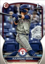 2023 Bowman Alejandro Osuna #BP-131 Prospects Texas Rangers 34D