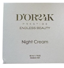 D’OR24K Prestige Endless Beauty Night Cream 1.7 fl oz USA