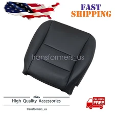 New For 2004-2008 Acura TSX 4-Door Driver Bottom Leather Seat Cover Black US