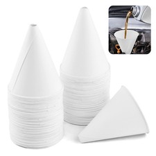 100 Pcs 6oz Disposable Engine Oil Funnels Paper Fuel Funnels for Motor Oil