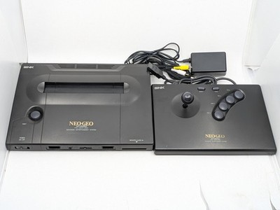 Neo Geo AES Console NEO-0 SNK Joystick Controller AC Adapter Tested Japan
