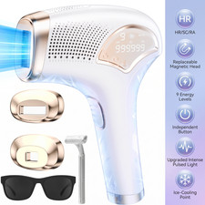 3-in-1 HR SC RA Permanent Epilator 9 Levels Ice Cooling Hair Removal Device New