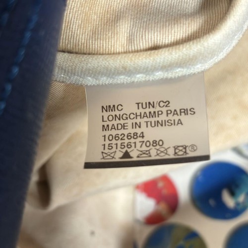 Longchamp Borsa Tote a Pois Nylon 2 Vie, Edizione Limitata, Rara - Foto 17 di 19