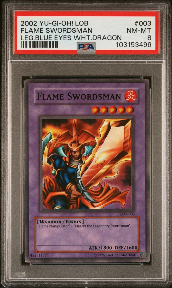遊戯王 LOB 1st Flame Swordsman 旧アジア PSA 10 Preços baixos em Flame Swordsman Yu-gi-oh! TCG Jogos de cartas