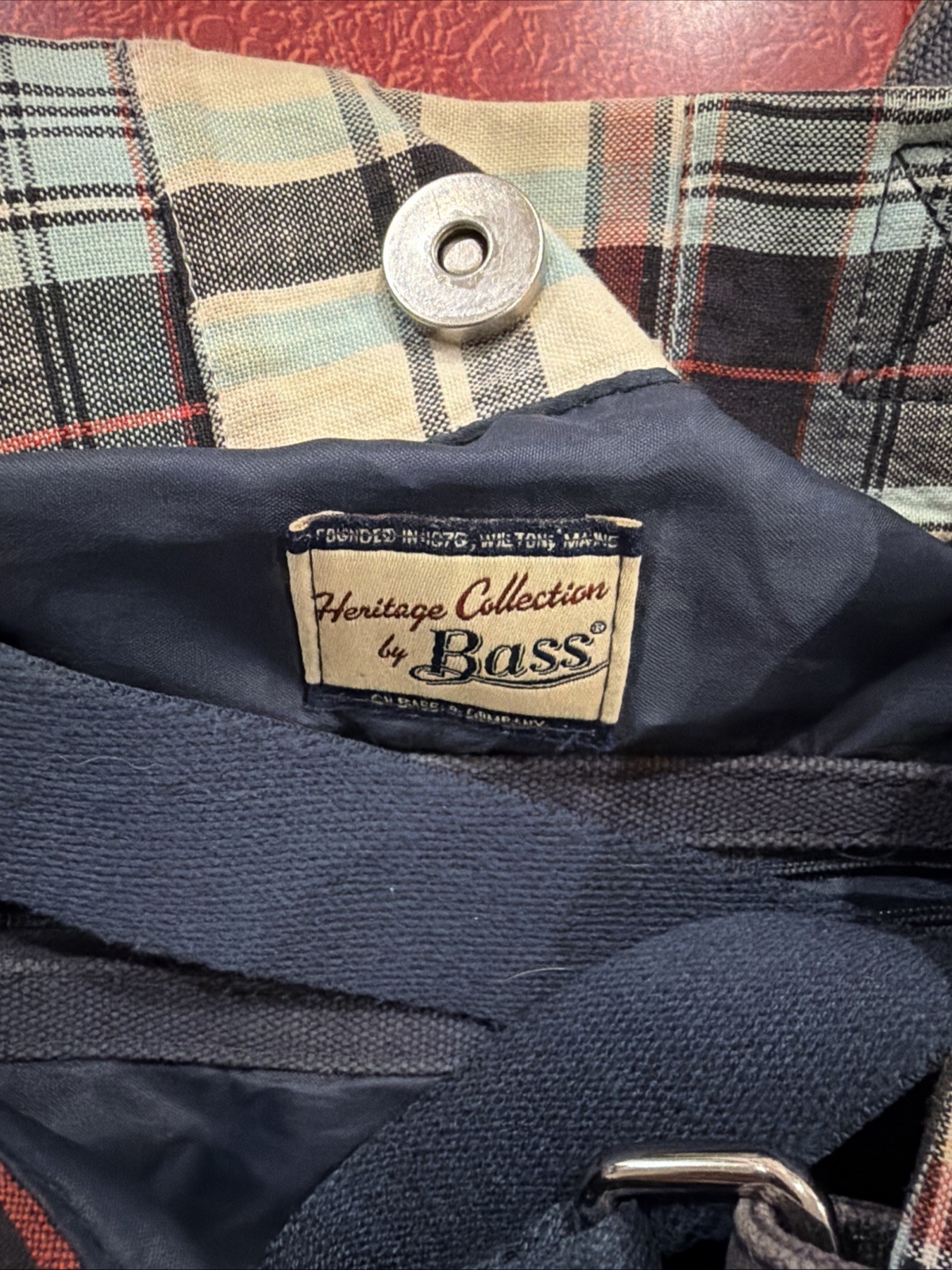 Patchwork Plaid Shoulder Handbag Heritage Collect… - image 4