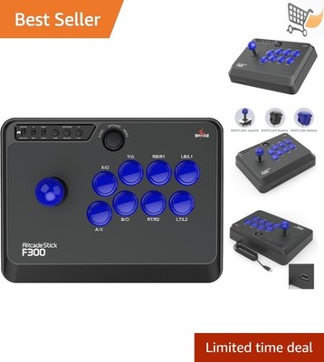 Arcade Fight Stick Joystick for Switch PS4 Xbox PC Customizable Turbo