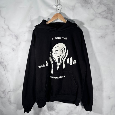#ad CPFM Hoodie Cactus Plant Flea Market Lil Yachty Sweatshirt Coachella Black Sz XL $110.00