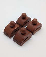 Quilt Hangers for Wall for Display - Modern Minimalist Design (Brown)