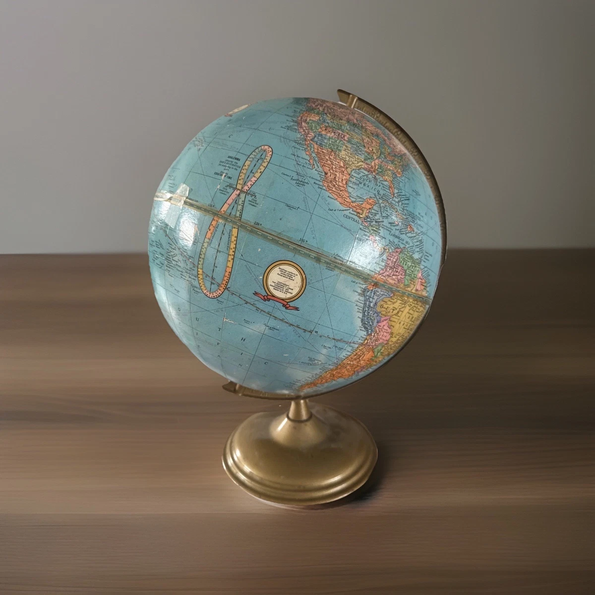 George F. Cram Co. Vintage Original Antique World Worlds Globes