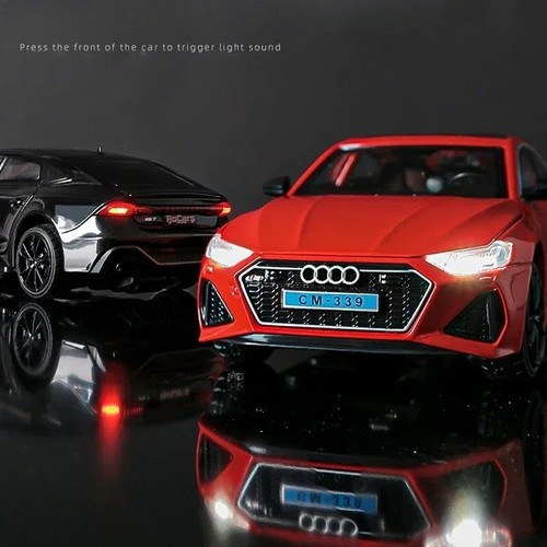 1:24 Scale AUDI RS7 Coupe Diecast Model Sports Toy Car Sound&Light Toy Gift NEW - Picture 10 of 10