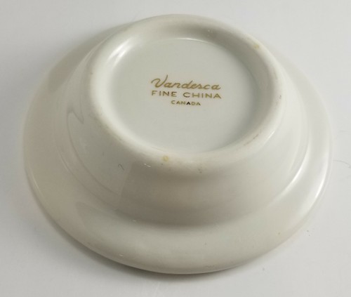 Vtg Ashtray Advertising Restaurant Parliamentary Vandesca Ceramic Cigarette C1 - Imagen 3 de 4
