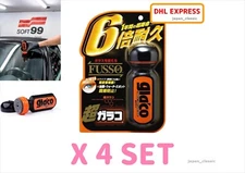 SOFT99 CHO GLACO ROLL-ON WINDSHIELD GLASS LONG WATER RAIN REPELLENT 70ml X 4 SET