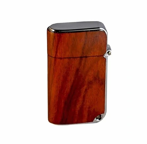 BRIZARD & CO NANO SERIES 2 CIGAR TORCH LIGHTER WENGE WOOD BROWN MSRP $89 - Picture 20 of 20