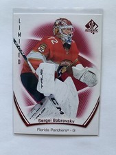 2021-22 UPPER DECK  SP  AUTHENTIC RED LIMITED # 42 SERGEI  BOBROVSKY