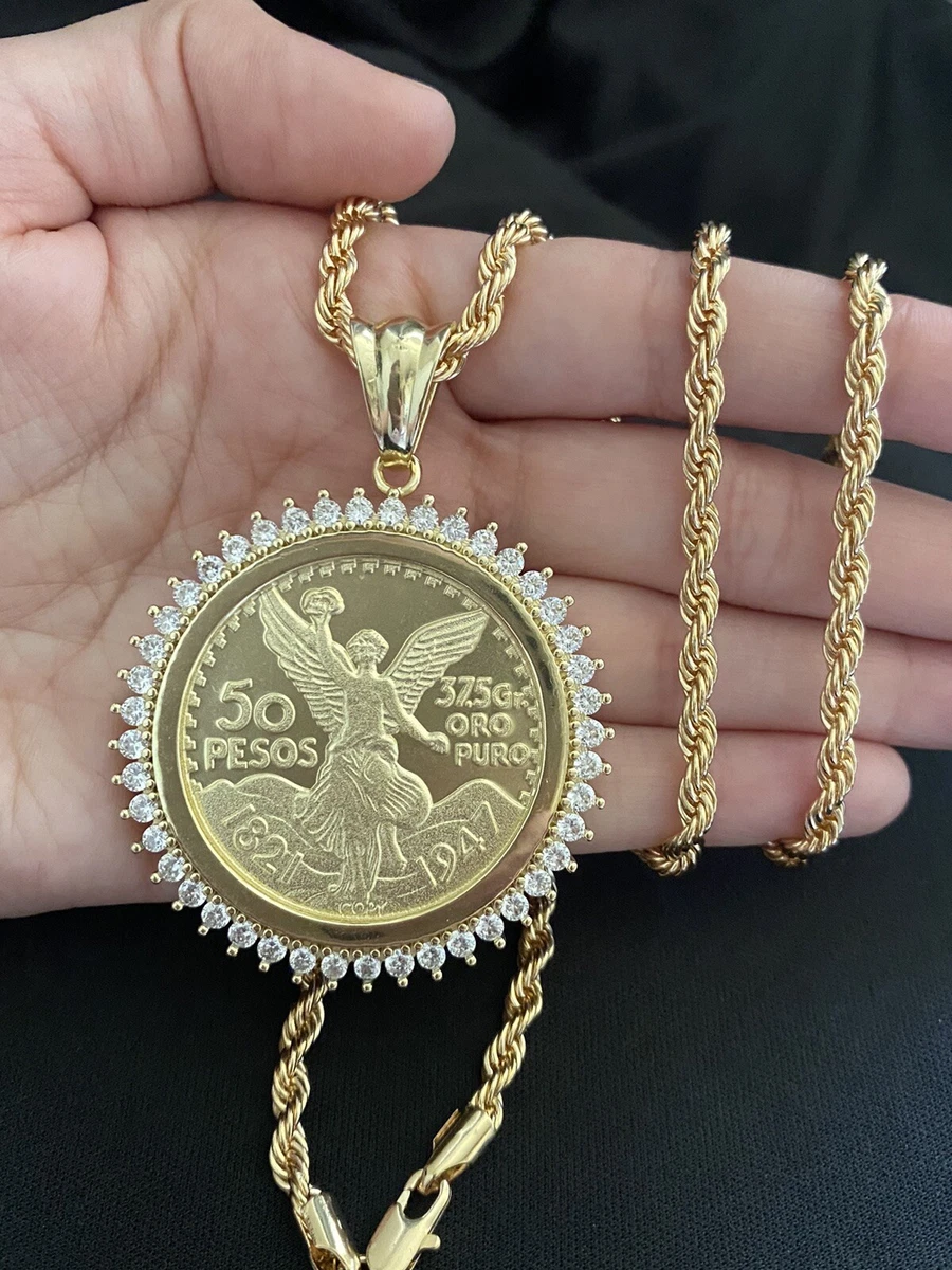Centenario hotsell gold pendant