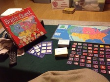 Brain Quest States Game University Games Grades 1 To 6 - Incomplete