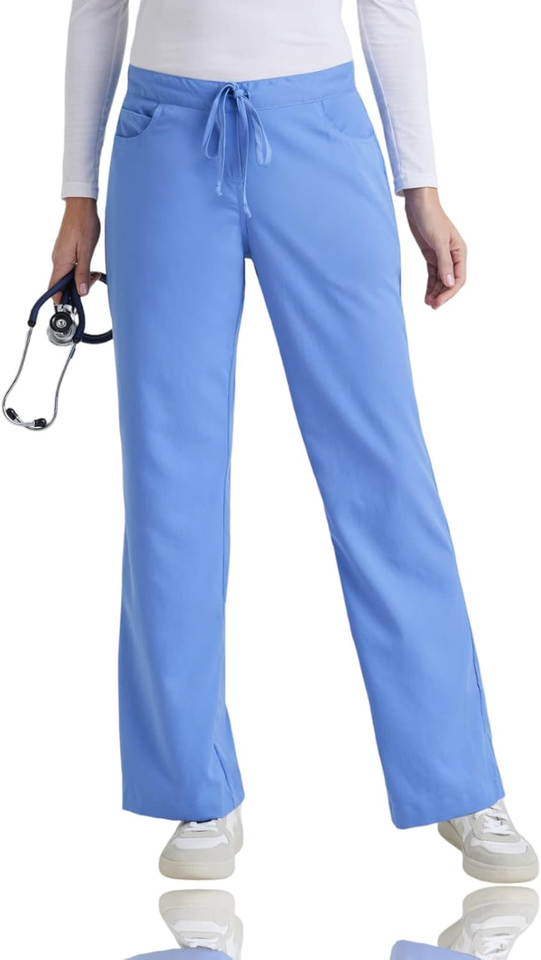 Grey'S Anatomy Scrubs Riley Scrub Pant for Women, Elastic Back Waist