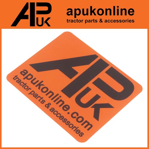 5x APUK Branded Sticker PVC Vinyl Decal Orange Logo Gift Car Tool Box Tractor - Picture 3 of 4