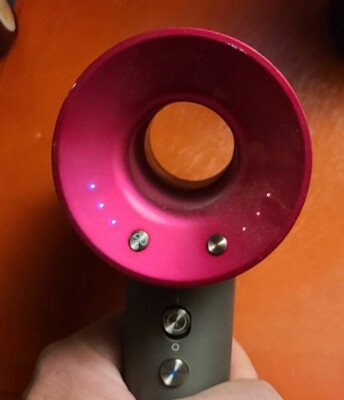 DYSON Supersonic Hair Blow Dryer HD01 - Gray/Pink (Fuschia), *no