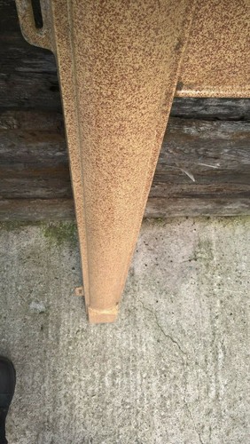 Enamelled Cast Iron Fireplace Mantel Surround ideal for a wood burner or stove - Picture 7 of 9