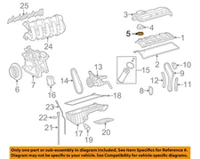 CHRYSLER OEM 03-08 Crossfire Engine Engine Parts-Filler Cap Gasket 5080088AA