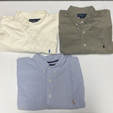 Ralph Lauren Long Sleeve Men s Button Down Lot Of 3 2XL 2XLT