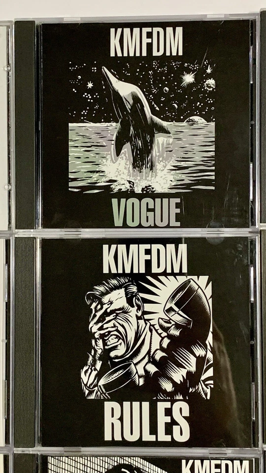 Lot Of 20 Official KMFDM & Excessive Force CD Singles Wax Trax Records - Image 4 of 4