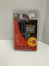 OmniMount Satellite Speaker Mounting Kit AB1 Wall Ceiling Surround Sound Black