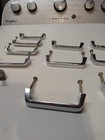 Vintage Set Of 11 Drawer Handles Pulls  From Metal Kitchen Cabinet's  1960s  — photo 6