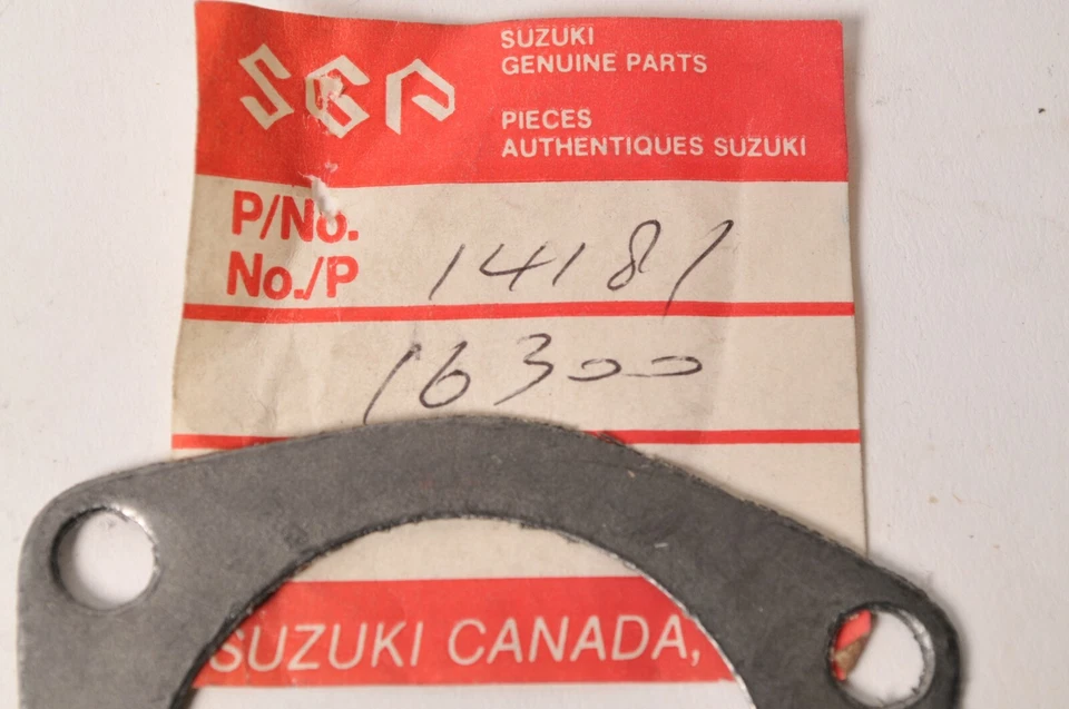 Genuine Suzuki 14181-16300 Gasket,Exhaust pipe RM250 1976-1988 Foto 2 de 2