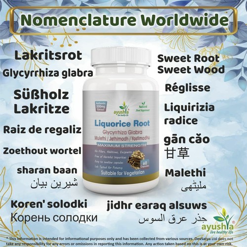 Liquorice Root Capsule For Respiratory Health and Cough - Picture 3 of 15