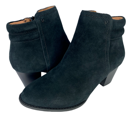 S2F1 Vionic Upright Jessie Black Suede 