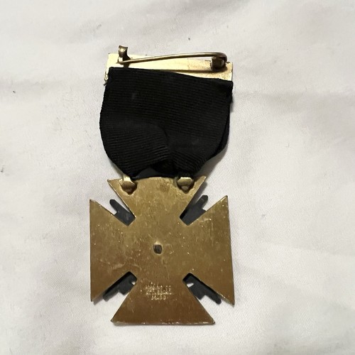 Antiguo Caballeros Templarios Siloé #54 Comandancia Masónica Prendedor Medalla De Colección - Imagen 6 de 7