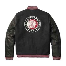 283318109-MENS INDIAN VARSITY JACKET-XL
