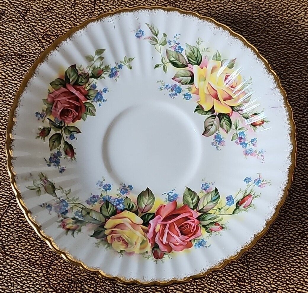 Tea Cup Saucer Paragon By Appointment To Her Royal Majesty Grandma Roses England
