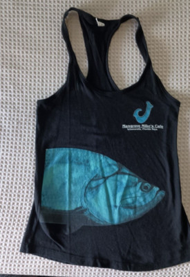 Mangrove Mike's Cafe Women's Racerback Tank Tops Small