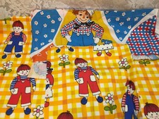 Raggedy Ann Andy Dolls Pieces of Material Fabric Sewing Quilts Crafts 13