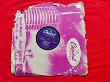 Nat King Cole Ramblin Rose/The Good Times Capitol Rare 78 Rpm Record India VG+