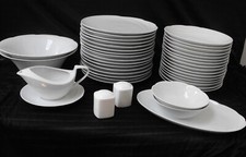 Hutschenreuther Maxim's de Paris weiß, Speiseteller, Suppenteller, Schüsseln usw