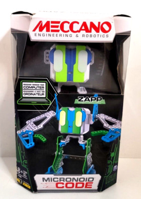 Meccano Micronoid Code Zapp Programmable ROBOT Engineering & Robotics 2017 New