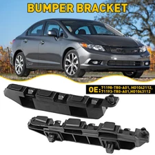 Pair For Honda Civic Sedan Front Bumper Bracket Beam Holder LH &RH 71198-TR0-A01