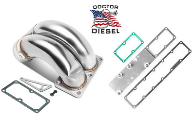 3.5'' Intake Manifold Elbow & Grid Heater Plenum For 07-18 Ram 6.7L Turbo Diesel